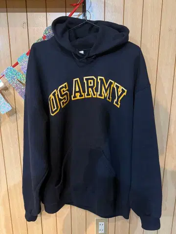 [밀리터리] US ARMY 후드 부착 후드티 네이비 구제 의류