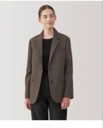 다크 브라운 테일러드 자켓