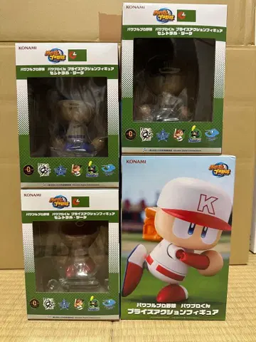 파워풀 프로 야구군 액션 피규어 4개 세트