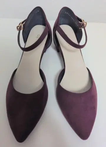 vellikoko 와인 레드 앵클 스트랩 펌프스 [ 24.5cm ]