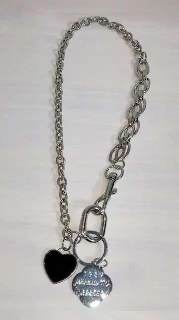 지나시스 참 콤비 체인 목걸이