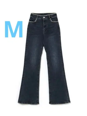 andmary Heart stitch denim navy blue M