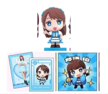 i Ris 미니 피규어 트레이딩 카드 씰 세리자와 유