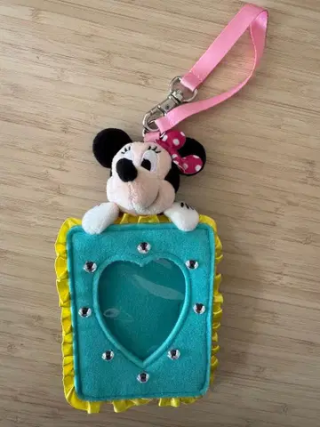 미니 마우스 카드 홀더 스트랩 포함