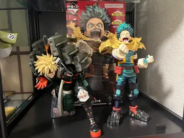 나의 히어로 아카데미아 츠무구 치카라 a상 미도리야&바쿠고 피규어