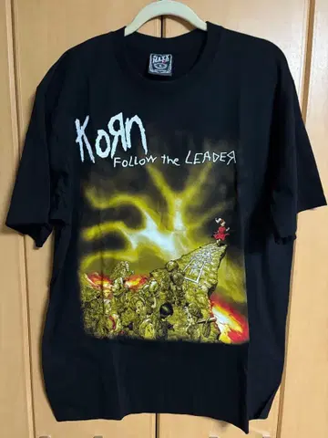 KORN 콘 FOLLOW THE LEADER 티셔츠 XL