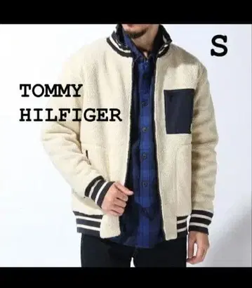 TOMMY HILFIGER 플리스 자켓 S 네이비