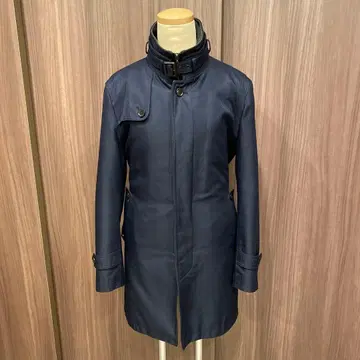 [ BEAMS ] 네이비 스트라이프 스텐카라 코트