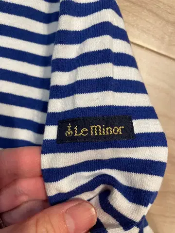 LE MINOR*SLOBE 보더 티셔츠 블루