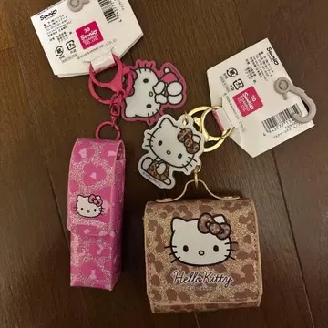 아베일 헬로키티 레오파드 무늬 멀티 케이스 립 케이스