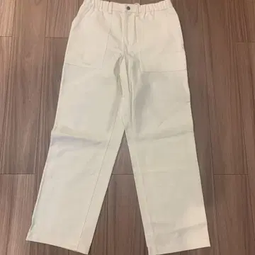 SO 오야마 슌 씨 White Denim Baker Pants
