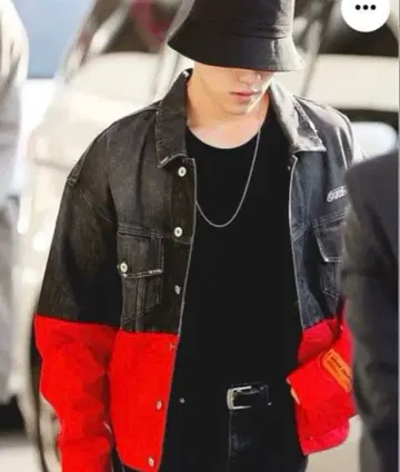 HERON PRESTON 헤론 프레스톤 데님 자켓 나일론 절개