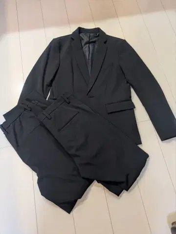 STUDIOUS 셋업 + 와이드 팬츠 포함 투 팬츠 네이비