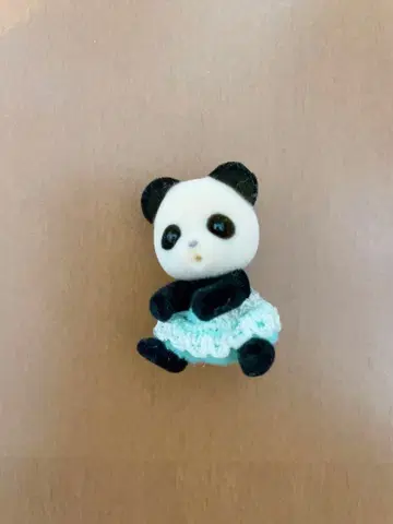 팬더 인형 스카이블루 프릴 포함