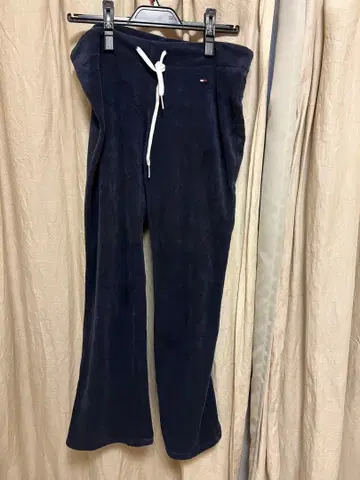 토미걸 파일 원단 팬츠