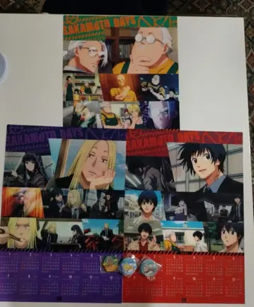 쿠라스시 사카모토 데이즈 클리어 포스터 달력 토빗쿠라폰 6개 세트