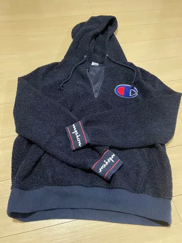 Champion 보아 후드티 L 네이비