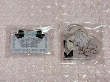 블루 록 바르바르 카페 하트 아크릴 배지 나기 세이시로