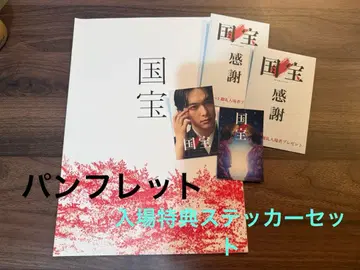 국보 입장자 혜택 2매 컴프 팜플렛 세트