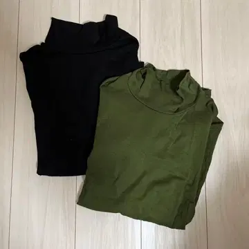 유니클로 마메쿠로 콜라보 터틀넥 HEATTECH 2세트 XL