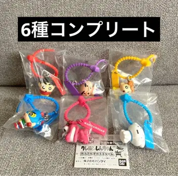 [ 새상품 ] 짱구는 못말려(크레용 신짱) 컬러풀 멀티 참 6종 세트