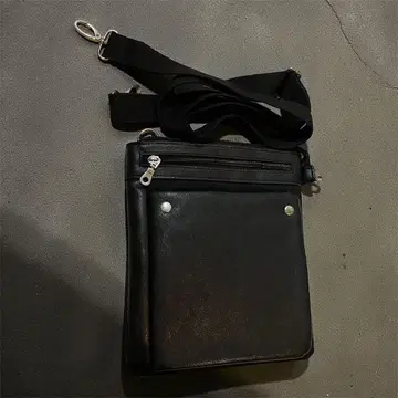 미니 숄더백 블랙 사선 크로스