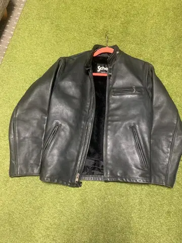 Schott 블랙 가죽 자켓 36