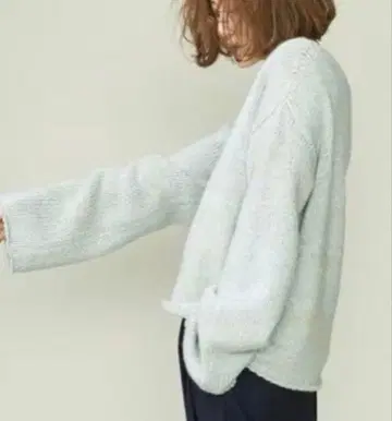 conte 믹스 보트넥 니트