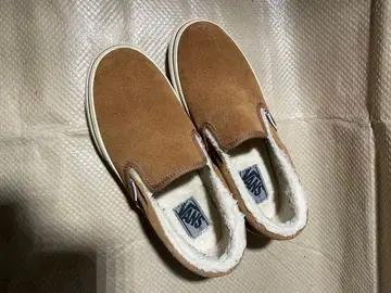 VANS 브라운 슬립온 23cm