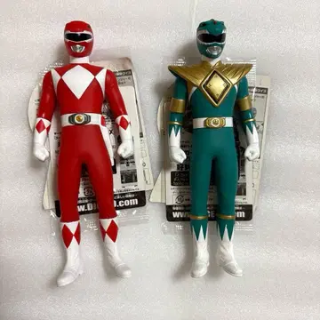 쥬렌쟈 소프트 비닐 택 포함 티라노 레인저 드래곤 레인저