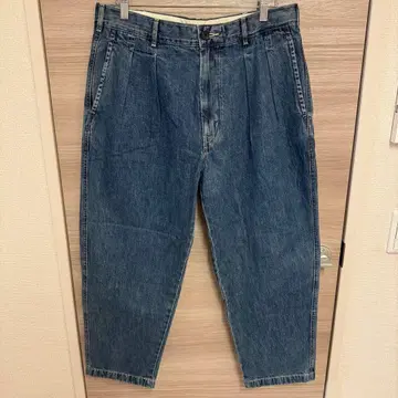 유니클로 유 와이드 핏 턱 팬츠