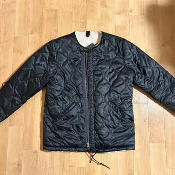 johnbull 리버서블 퀼트 x 보아 플리스 자켓