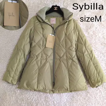 택 포함 Sybilla 다운 자켓 숏코트 M