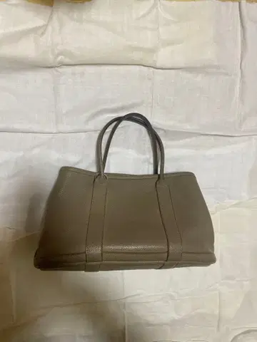 모카 가죽 핸드백 중형