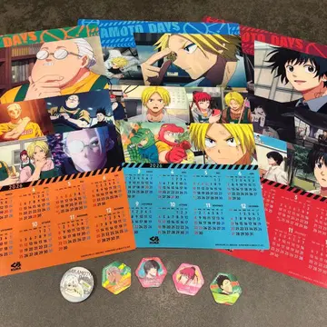 쿠라스시 사카모토 데이즈 달력 배지 마그넷 세트