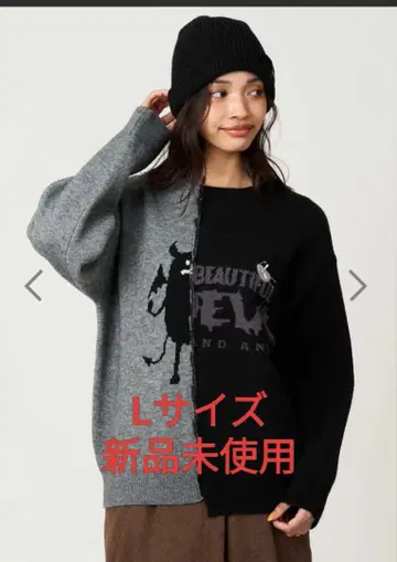 gmiph. 뷰티풀 섀도우 니트 스웨터 L 사이즈 미사용 새상품