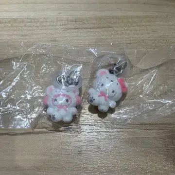 산리오 포근포근 스노우 표시 액세서리 키티 마이멜로디 2개 세트