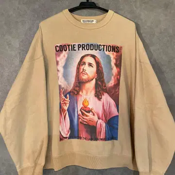 COOTIE PRODUCTIONS 베이지 맨투맨 S