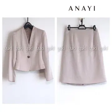 ANAYI 트리아세테이트 스커트 수트 셋업 38