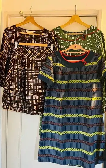 로라 애슐리 실크 원피스 셋업 4세트