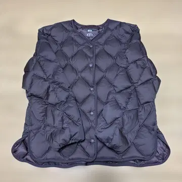 유니클로 울트라 라이트 다운 릴랙스 자켓 L 사이즈 브라운