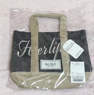 Her lip to HLT 미니 토트백 블랙