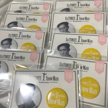 이와모토 테루 SnowMan 1st 캔뱃지 9개 세트