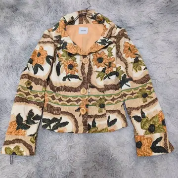 [ 새상품급 ] 모스키노 치프 앤 시크 테일러드 자켓 올 패턴 보타니컬