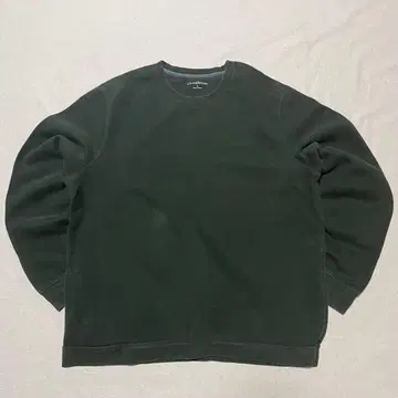 미국 빈티지 의류 올리브 그린 카키 무지 맨투맨 트레이닝복 와이드