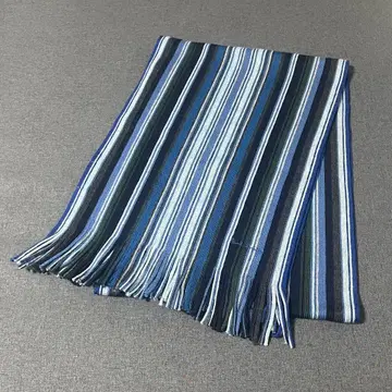 [ 새상품급 ] Paul Smith 블루 계열 스트라이프 머플러