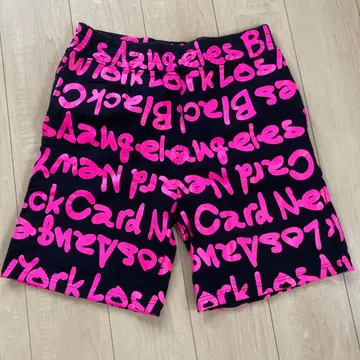 BLACK CARD 맨투맨 숏팬츠 하프 팬츠