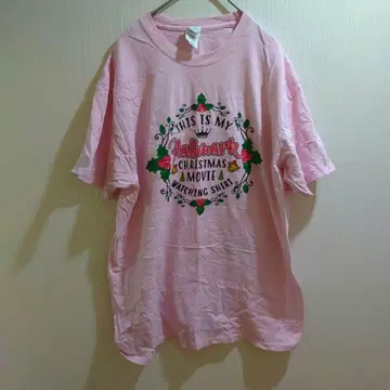 GILDAN 길단 크리스마스 영화 T셔츠 [ F ] 핑크 프린트