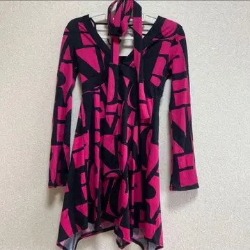 CECIL Mc BEE 기하학 패턴 원피스 헤이세이 갸루