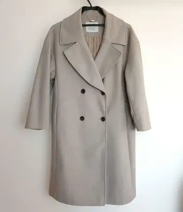 BAYFLOW 테일러드 더블 브레스트 롱 코트